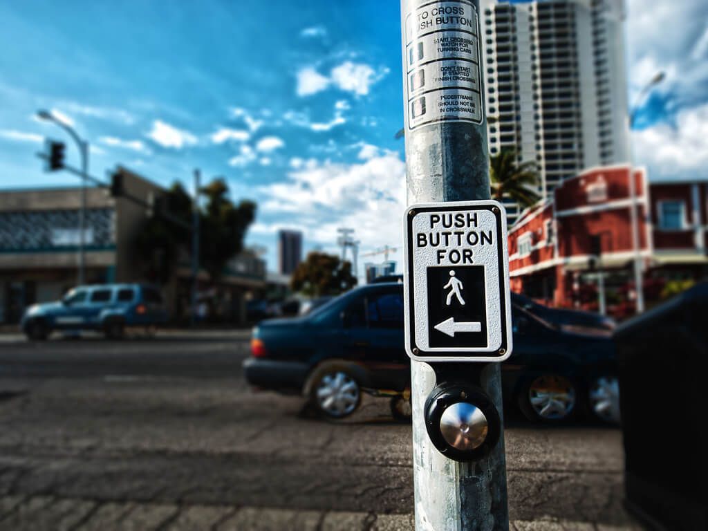 pedestrian crosswalk button