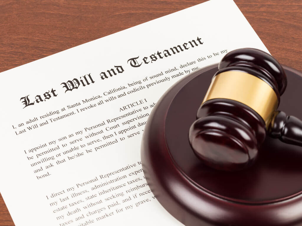 last will and testament in probate